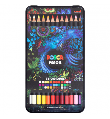 Lápis de Cor 36 Cores Posca 