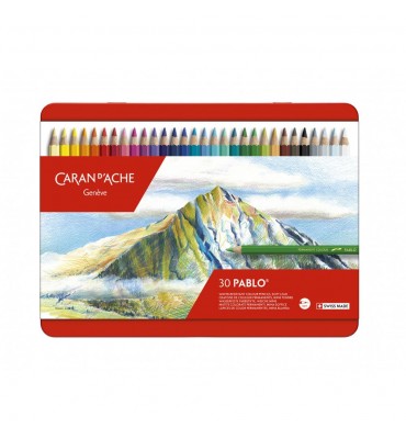 Lápis de Cor Pablo Caran d'Ache 30 Cores