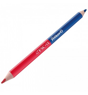 Lápis de Cor Ponta Dupla Bicolor Pelikan Jumbo