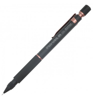 Lapiseira Platinum Matte Black Copper Pro Use 171 0.5mm 