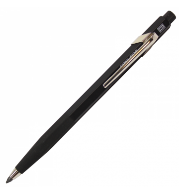 Lapiseira Caran d'Ache Preta Aspera C/ Apontador Preto 3.0mm
