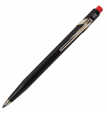 Lapiseira Caran d'Ache Preta Apontador Vermelho 3.0mm