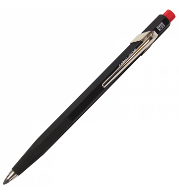 Lapiseira Caran d'Ache Preta Aspera C/ Apontador Vermelho 3.0mm