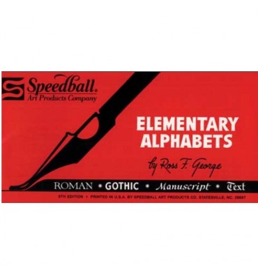 Livro de Caligrafia Speedball Elementary Alphabets