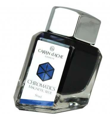 Tinta Para Caneta Tinteiro Caran d'Ache Chromatics Magnetic Blue 50ml