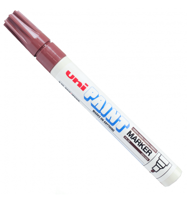 Marcador Uni Paint Marker PX-20 Marrom