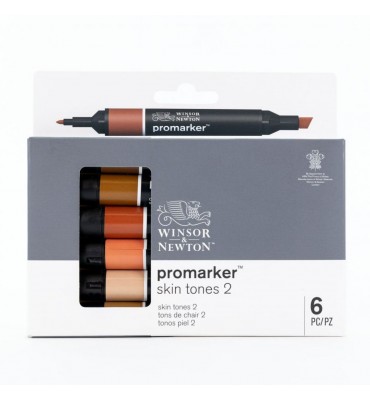 Marcador Promarker 06 Tons de Pele Winsor & Newton Set 2 