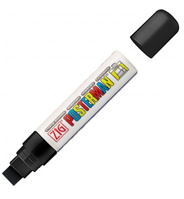 Marcador Zig Posterman Kuretake Black PMA-120
