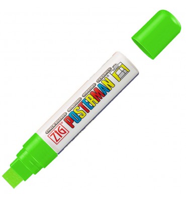Marcador Zig Posterman Kuretake Fluorescent Green PMA-120
