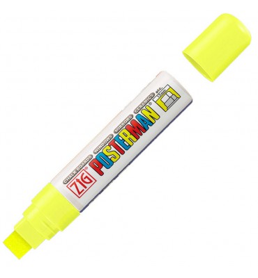 Marcador Zig Posterman Kuretake Fluorescent Yellow PMA-120