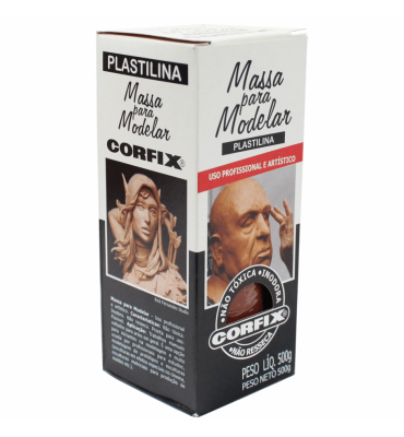 Massa Para Modelar Corfix 500g Mahogany