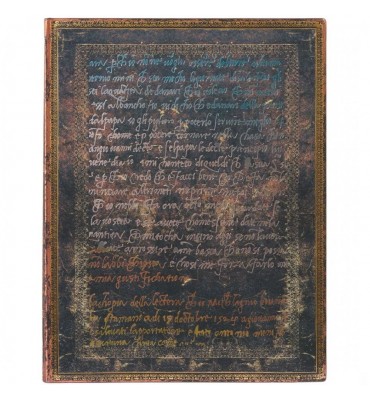 Paperblanks Michelangelo Handwriting Pautado Capa Flexível Ultra 