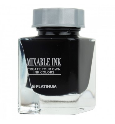 Tinta Para Caneta Tinteiro Platinum Miscível Smoke Black 20ml