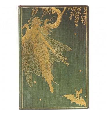 Paperblanks Olive Fairy Pautado Capa Flexível Mini