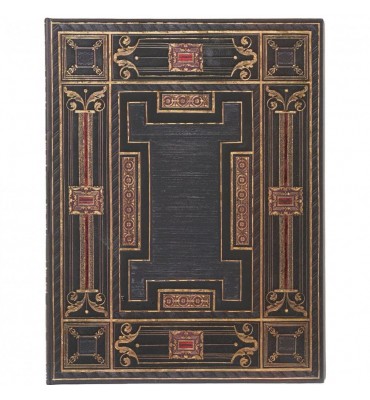 Paperblanks Asterales Onyx Pautado Capa Dura Ultra