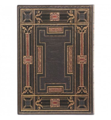Paperblanks Asterales Onyx Capa Dura Pautado Midi