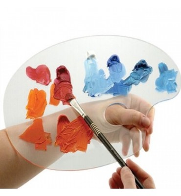 Paleta Acrílica Transparente Para Pintura