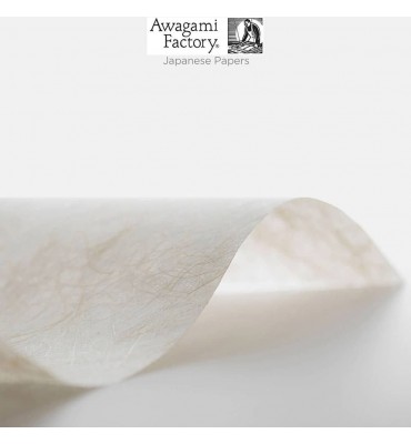 Folha de Papel Japonês Awagami Hinging Thick 20g/m² 43X60cm