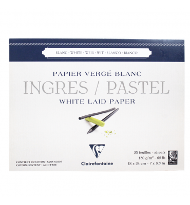 Bloco Papel Para Pastel Ingres Clairefontaine 18X24cm