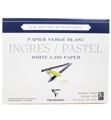 Bloco Papel Para Pastel Ingres Clairefontaine 24x30cm