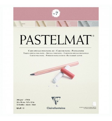 Papel Para Pastel Pastelmat 24x30cm Clairefontaine Nº7