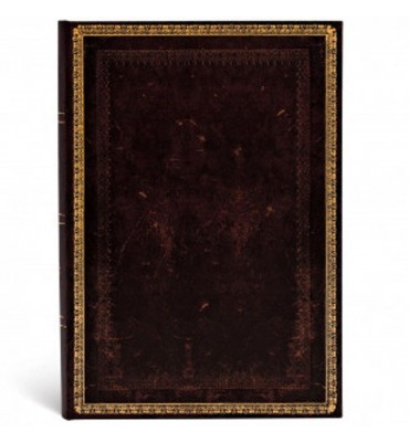 Paperblanks Black Moroccan Pautado Capa Dura Ultra
