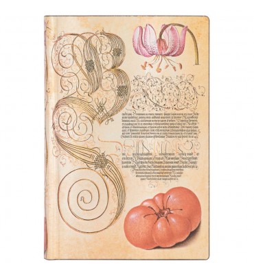 Paperblanks Lily & Tomato Mini Pautado Capa Flexível