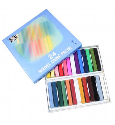 Pastel Seco Sakura Nouvel Carré 24 Cores NCT-24A