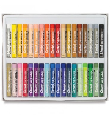 Pastel Oleoso Pentel 36 Cores