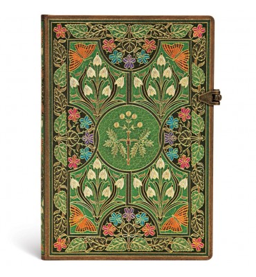 Paperblanks Poetry in Bloom Pautado Capa Dura Midi