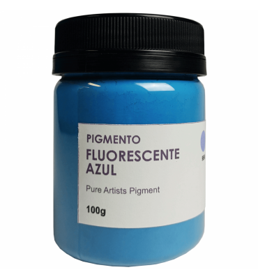 Pigmento Artístico Cromacolor 9890 Azul Fluorescente 100g