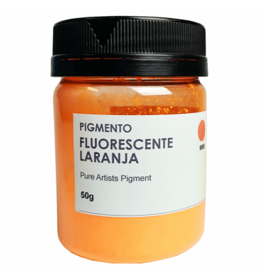 Pigmento Artístico Cromacolor 9889 Laranja Fluorescente 50g