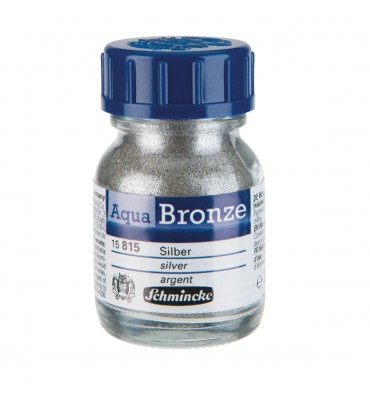 Aqua Bronze Pigmento Metálico Schmincke 20ml Silver