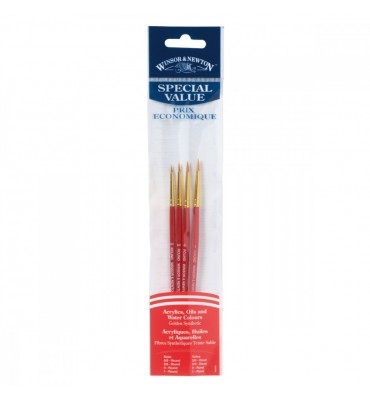 Kit de Pincéis Winsor & Newton Golden Synthetic 04 Unidades 5298702