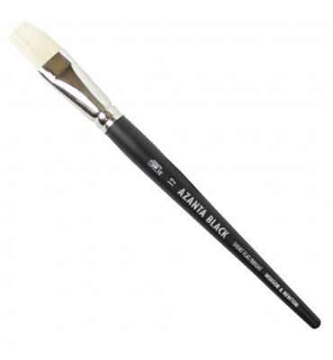 Pincel Winsor & Newton Chato Curto Azanta 12