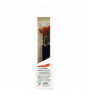 Kit de Pincéis Kolibri Sintéticos FS 190 235 C/5