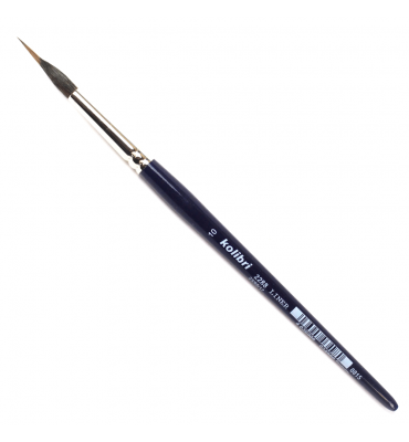 Pincel Para Aquarela Redondo Profissional Kolibri 2288 10