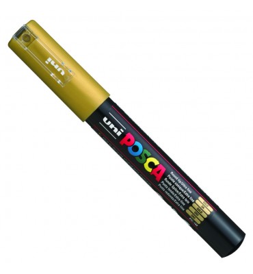 Caneta Posca Uni Ball PC-1MC Ouro