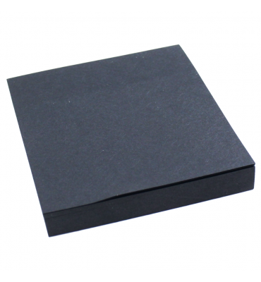 Bloco de Anotações Autoadesivo Eagle Preto 7,5 x 7,5 cm 100 Folhas