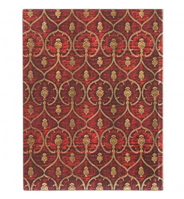 Paperblanks Red Velvet Ultra Pautado Capa Flexível