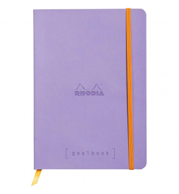 Caderno Sketchbook de Couro Goalbook Rhodia Iris A5