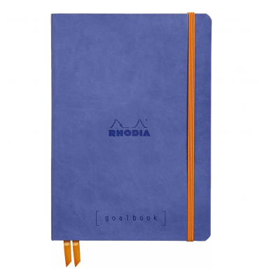 Caderno Sketchbook de Couro Goalbook Rhodia Beige A5