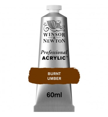 Tinta Acrílica Professional W&N 60ml S1 076 Burnt Umber