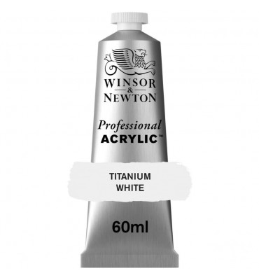 Tinta Acrílica Professional W&N 60ml S1 644 Titanium White