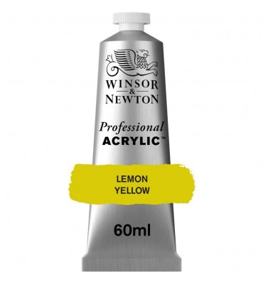 Tinta Acrílica Professional W&N 60ml S2 346 Lemon Yellow