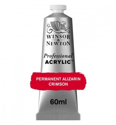 Tinta Acrílica Professional W&N 60ml S3 466 Permanent Alizarin Crimson
