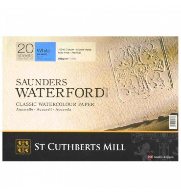 Bloco Para Aquarela TF Saunders Waterford 300g/m² 51x36cm