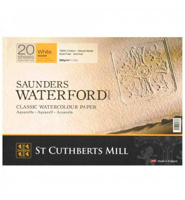 Bloco Para Aquarela TT Saunders Waterford 300g/m² 41x31cm