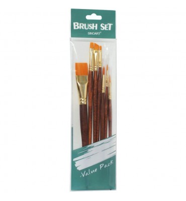 Kit de Pincel para Pintura Artística Sinoart C/7 SFB027