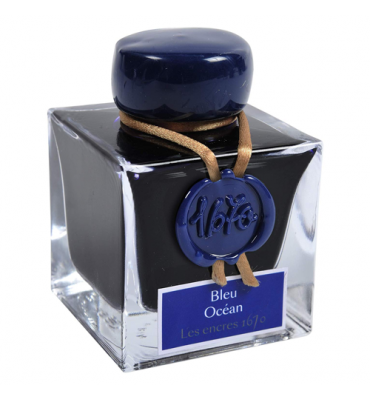 Tinta Para Caneta Tinteiro Herbin 1670 50ml Bleu Ocean